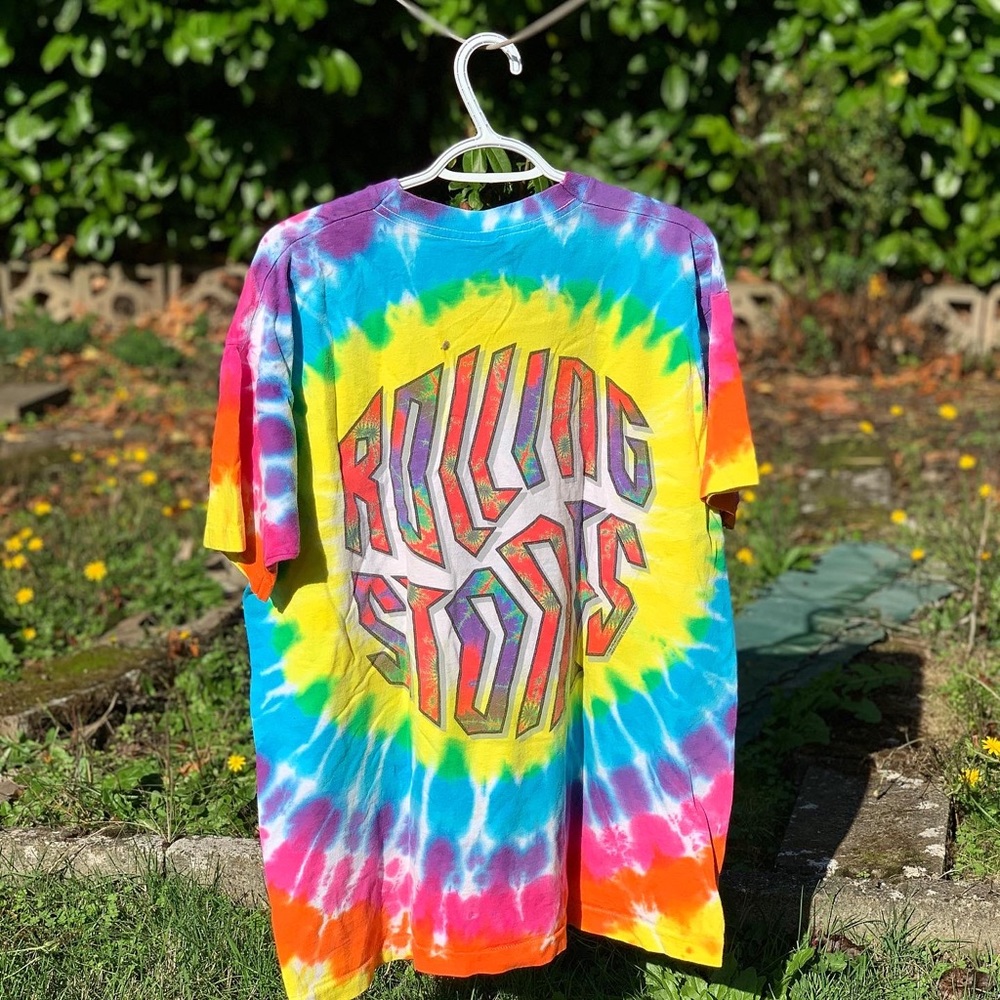 Vintage 1994 The Rolling Stones Liquid Blue Tee - Picture 2 of 4